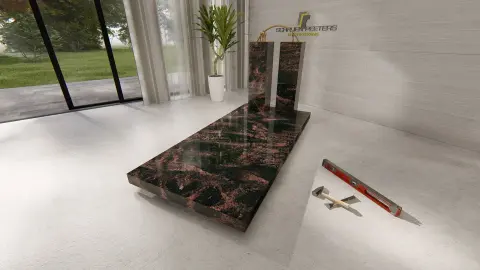 Grafsteen Gennep aurora.jpg