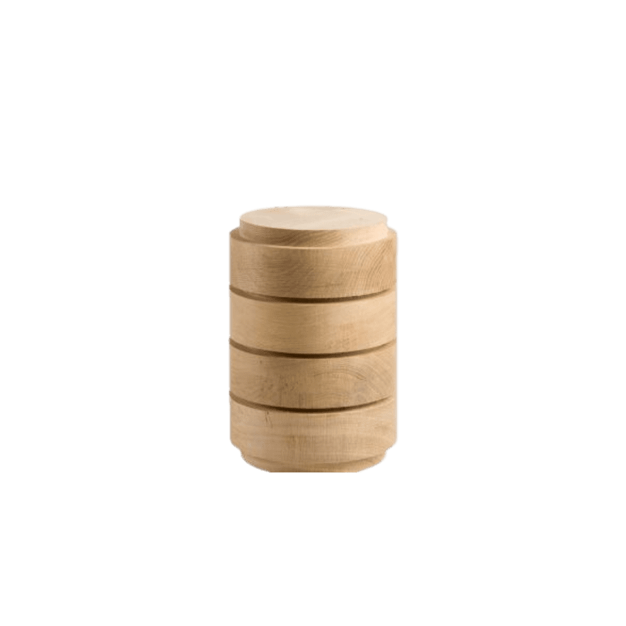 Houten urn